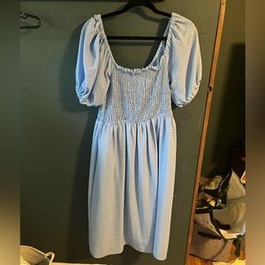 DRA light blue midi dress